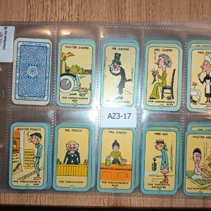 AZ3/17 Happy Family Carreras 1925 - Full Cigarette card set