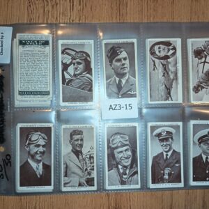 AZ3/15 The Kings of Speed 1939 churchman - Full Cigarette card set