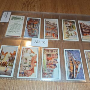 AZ3/50 Old English Inns Lloyds' Bondman 1923- Full Cigarette card set