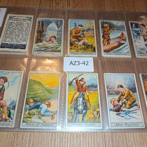AZ3/42 Famous Boys Phillips 1924 - Full Cigarette card set