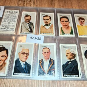 AZ3/38 In the public eye Phillips 1935 - Full Cigarette card set