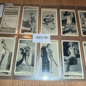 AZ3/34 Murray sons & co Bathing Belles 1939 - Full Cigarette card set