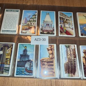 AZ3/30 Churchman's World Wonders Old and New (Unissued) 1955 - Full Cigarette card set