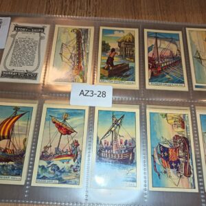AZ3/28 Story of ships Murray sons & Co 1940 - Full Cigarette card set