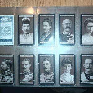 AZ3/53 Portraits of European Royalty 2nd series 1908 - Wills Full Cigarette card set (#51-100)