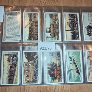 AZ3/70 Landmark's in Railway Progress W.A & A.C Churchman - 1931 Full Cigarette card set