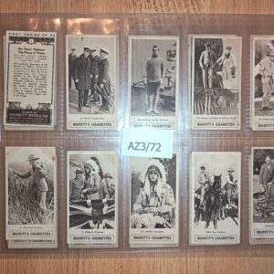 AZ3/72 The Prince of Wales Empire Tour Hignetts Bros & Co - 1924 Full Cigarette card set