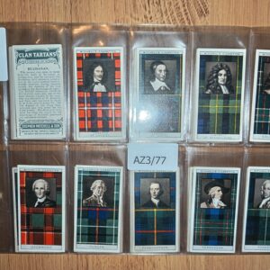 AZ3/77 Clan Tartans A Series Stephen Mitchell & Son 1927 Full Cigarette card set