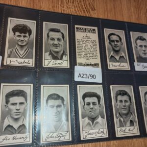 AZ3/90 Famous Footballers A5 Barratt & Co Ltd 1957- Full card set