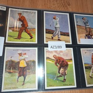 AZ3/89 Famous Golfers Wills 1930 - Full card set