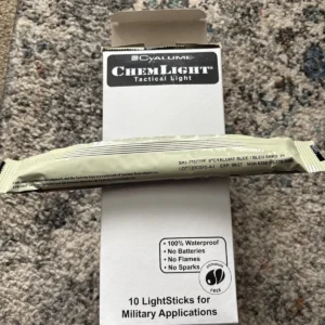 box of 10 x Cyalumes / ChemLight's / Tactical lights x 8 Hr