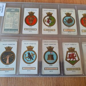 AZ3/109 Ships Badges W.D & H.O Wills - 1925 Full Cigarette card set